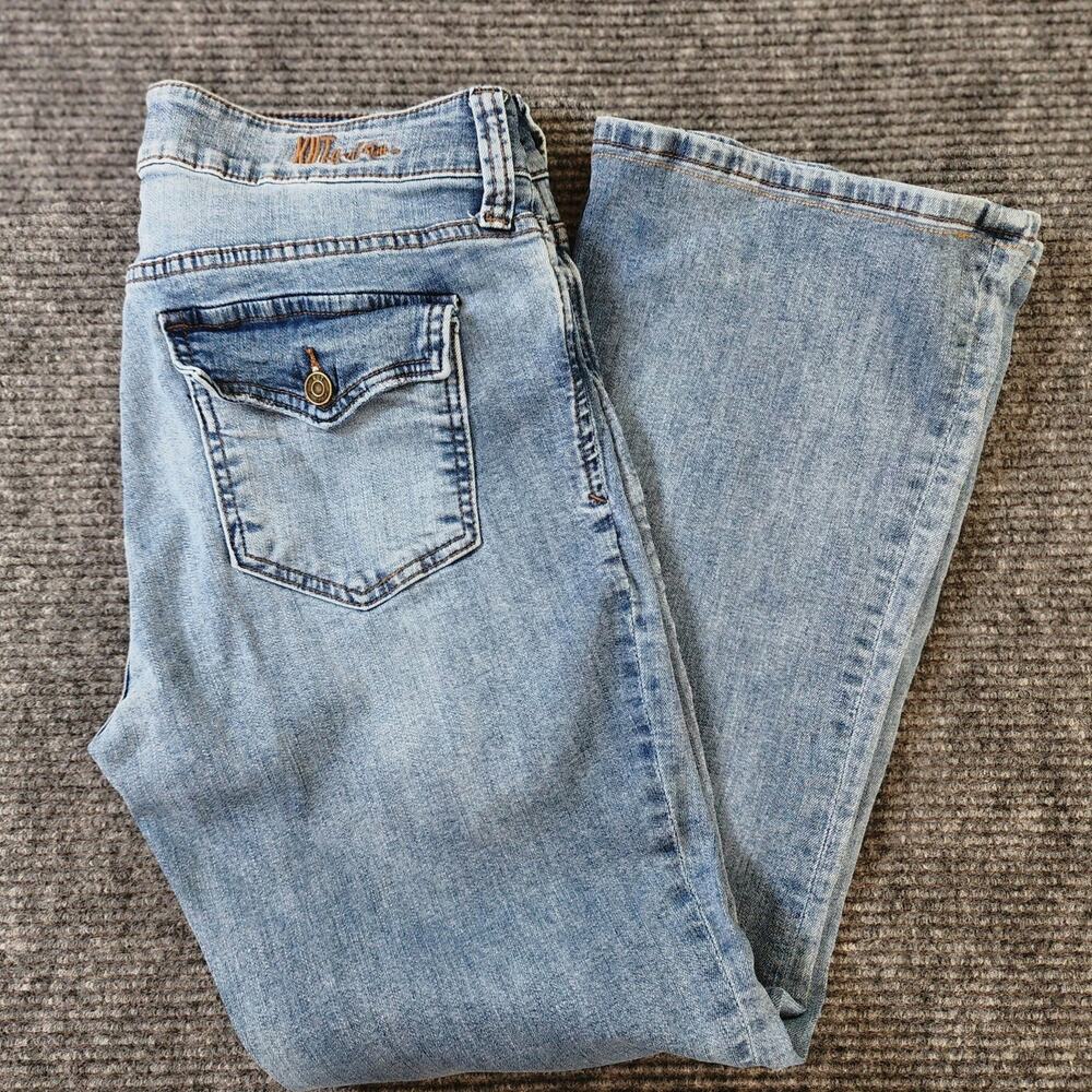 KUT from the Kloth Women's Size 10 NICOLE Bootcut Blue Denim Jeans
